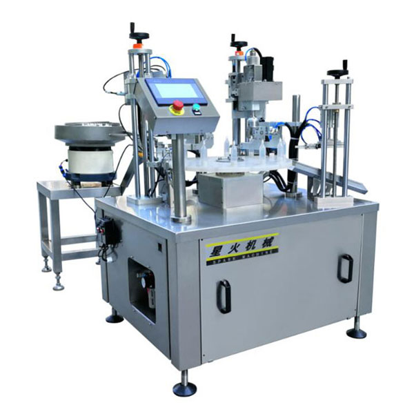 番茄醬灌裝旋蓋一體機(jī)-廚房調(diào)味醬灌裝設(shè)備