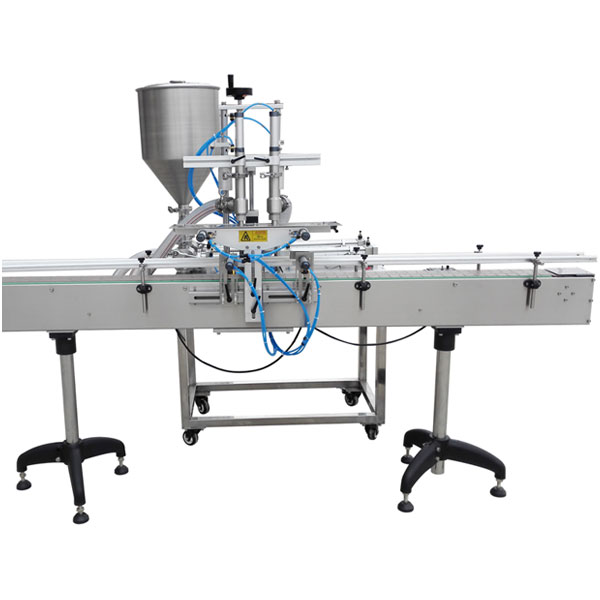雙頭辣椒醬灌裝機-半自動雙頭辣椒醬灌裝設備